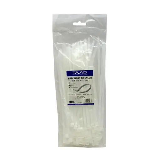 [PI-14000] Precinto Taad blanco 4.8x200mm (PI-14000)  