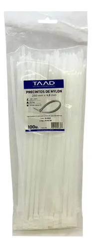[PI-14100] Precinto Taad blanco 4.8x250mm (PI-14100)