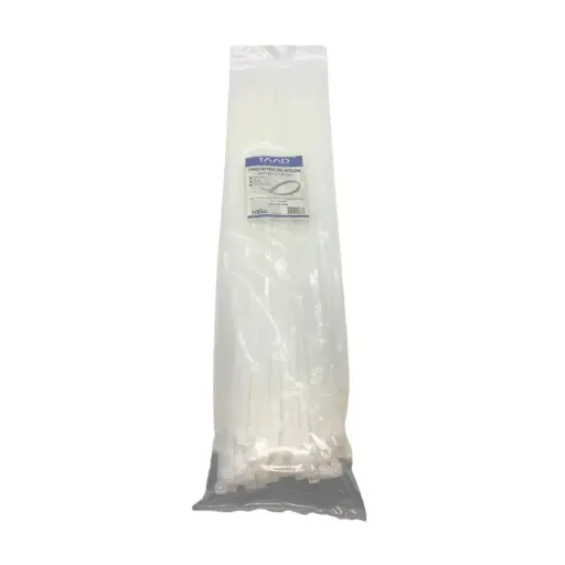 [PI-14300] Precinto Taad blanco 4.8x400mm (PI-14300)