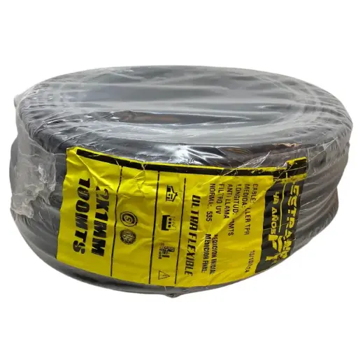[LT.TA100xRollo] Cable Tipo Taller 2x1,00 mm Lestrand normalizado (rollo 100m)