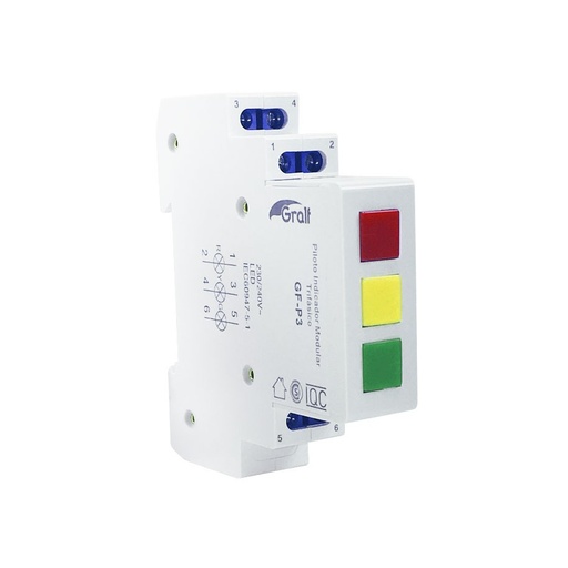 [GF-P3] Piloto Indicador modular trifásico (GF-P3)