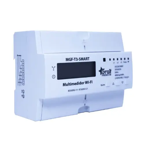 [MGF-T3-SMART] Multimedidor trifasico WiFi Gralf (MGF-T3-SMART)