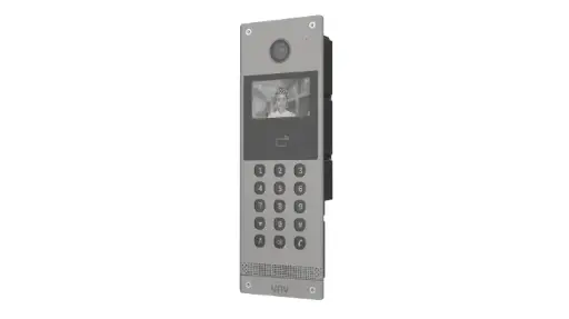 [OEU-301S-HMKA] Videoportero Uniview con Lector IC, 15 teclas Braille, IR, PoE, IP65 IK08 (OEU-301S-HMKA)