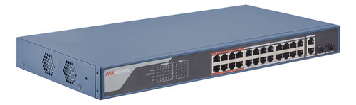 [DS-3E1326P-EI] Switch PoE 24+2 Puertos Hikvision Administrable - 24 PoE Fast + 2 Gigabit Combo - Potencia 370W (DS-3E1326P-EI)