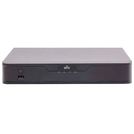 [NVR301-08X] NVR 8ch Uniview 8MP 4K iAxCamara Intrusion/Cruce BusquedaRostro ConteoPersonas Estadistica (NVR301-08X)
