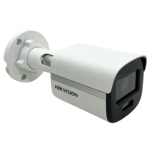 [90088] Camara bullet Hikvision 2MP ColorVu metalica lente 2.8mm (DS-2CE10DF0T-F)