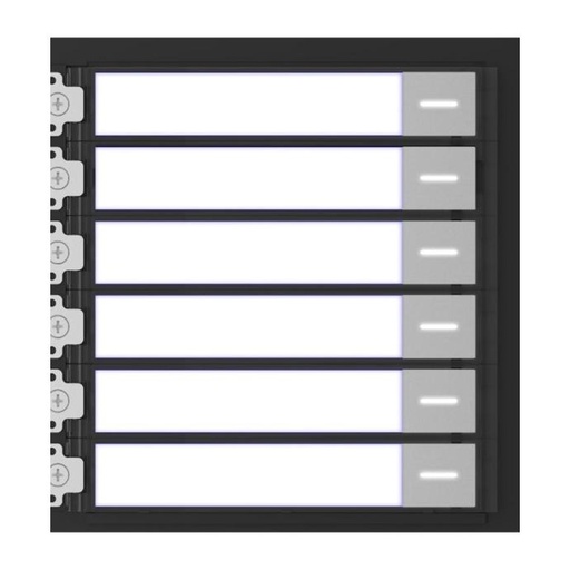 [90122] Modulo para video portero Hikvision 6 timbres (DS-KD-KK)