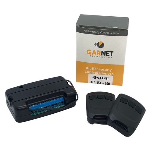 [RX-100-KIT] Receptor inalámbrico + 2 controles Garnet (RX-100-KIT)