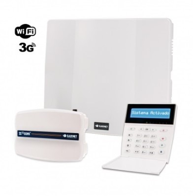 [#PC-732G-LCD + 4G-COM-G] PC-732G-LCD + 4G-MAX Combo Alarma teclado y 4G-COM-G Garnet