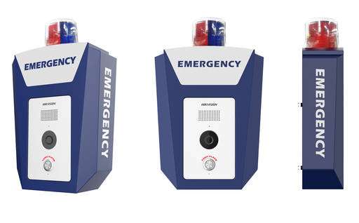 [DS-PEA22-B] Estacion de Alarma de Panico de Emergencia - Camara 2MP - Video y Audio - Sirena y Estrobo (Azul y Rojo) -ISUP - Antivandalica (DS-PEA22-B) *proyecto