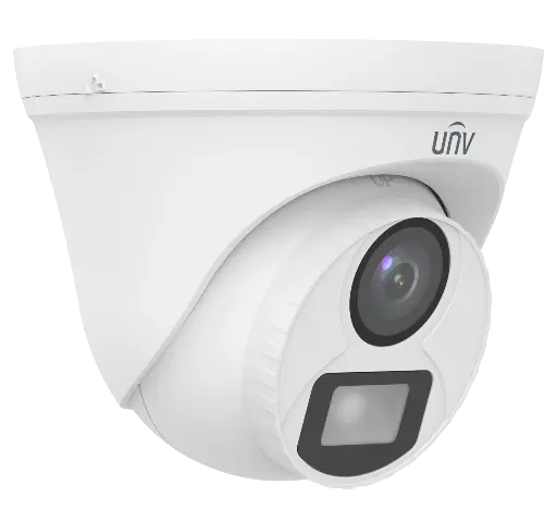 [UAC-T112-F28-W] Camara Analogica 2MP Uniview ColorHunter luz blanca IP67 IR 20M linea Dolphin (UAC-T112-F28-W)