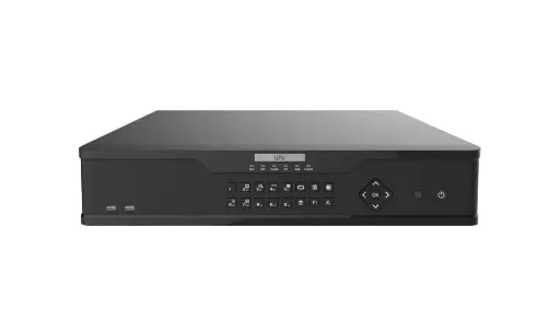 NVR Uniview 16Ch 12MP iA avanzada dewarping fisheye 8 discos RAID i/o Alarma  HDMI dual (NVR308-16X)