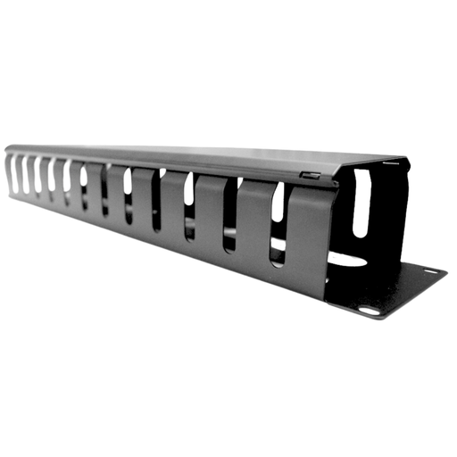 [RV-O-2U-TAP] Organizador de cable Reguvolt 2U de 5 anillos C/Tapa de metal para rack (RV-O-2U-TAP)
