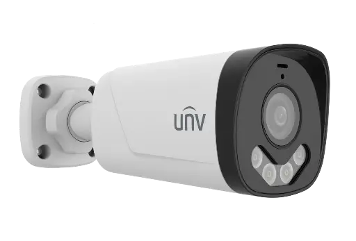 [UAC-B145-AF28LM-DL] Camara Analogica 5MP Uniview 2.8mm ColorHunter Luz Dual Inteligente IP67 Microfono IR40M Linea Whale (UAC-B145-AF28LM-DL)