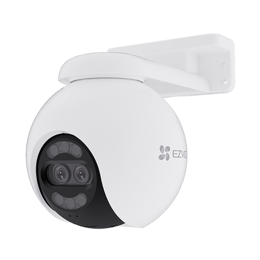 [CS-H80x] Camara IP PT WiFi Ezviz H80x Dual 4K ColorVu 4mm IA Zoom Auto Tracking Defensa Activa SD IP65 (CS-H80x-R100-8G82WKFL)
