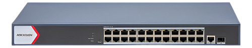 [DS-3E1526P-EI/M] Switch PoE 24+2 Puertos Hikvision Administrable 24 PoE Gigabit + 1 RJ45 + 1 SFP - Potencia 230W (DS-3E1526P-EI/M)