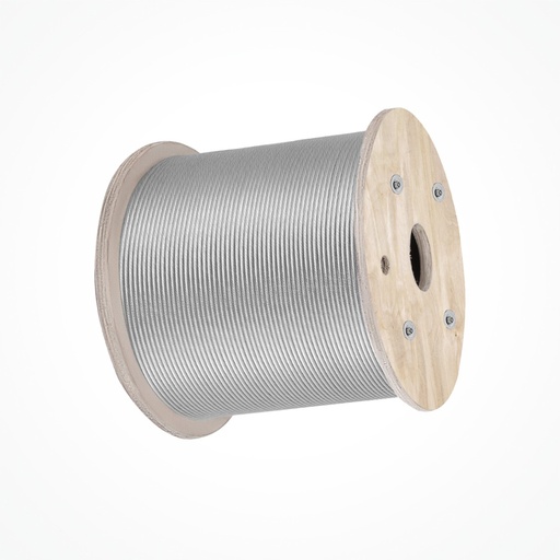 [90839.rollo2] Cable 1.2 mm 1x7 Galvanizado bobina 250mts para cerco electrico