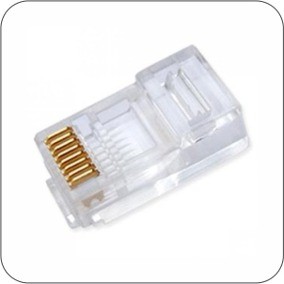 [#060133bolsa] Bolsa x 100 Conector PLUG RJ45 CAT5 generica