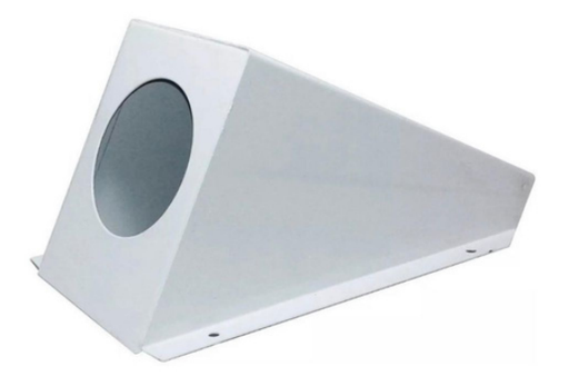 [90163] Housing gabinete trapezoidal grande color blanco 30cm x 12cm x 15cm