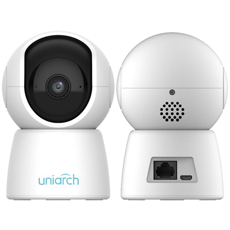 [Uho-S2E-M4] Camara IP Wifi 4MP Uniarch Movimiento 360 PT Interior Audio Bidireccional MicroSD Deteccion Humano (Uho-S2E-M4)