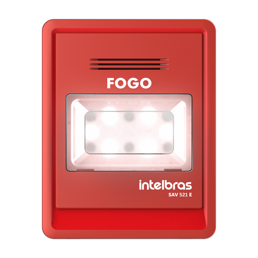 [SAV 521E] Sirena audiovisual direccionable Intelbras (SAV 521E)