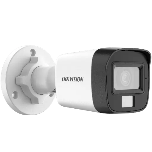 [DS-2CE16D0T-LFS] Camara Analogica 2MP Hikvision 2,8mm Smart Hybrid Ligth IR30m Luz Blanca 20m Audio IP67 (DS-2CE16D0T-LFS)