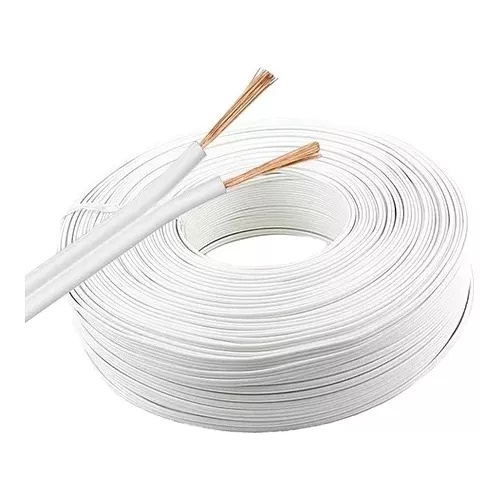 [Lestrandbipolar050xmetro] Cable Bipolar Lestrand 2x0,50 mm² blanco normalizado (x metro)