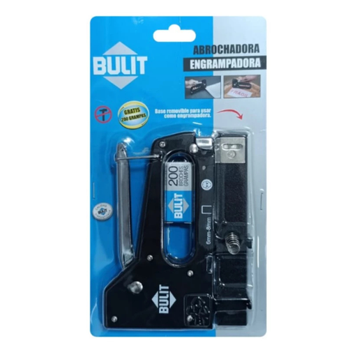 [CAB 2] Abrochadora engrampadora Bulit con base removible 200 grampas incluidas  (CAB 2)