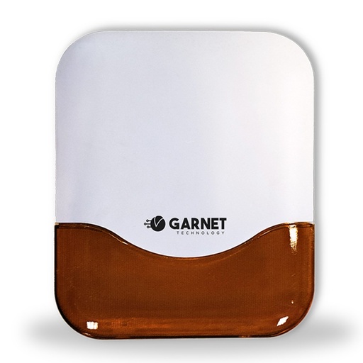 [WP-2000] Sirena garnet Exterior cableada con flash Garnet (WP-2000) 