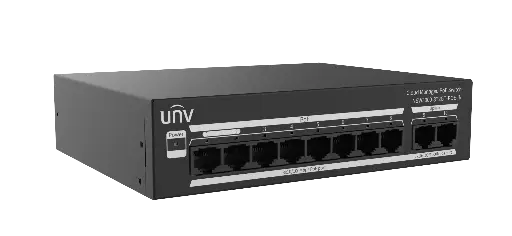 [NSW3000-8T2GT-POE-IN] Cloud Switch PoE 8+2 Uniview 8xPoE100mbps + 2uplink 1GBPS 130W administrable (NSW3000-8T2GT-POE-IN)