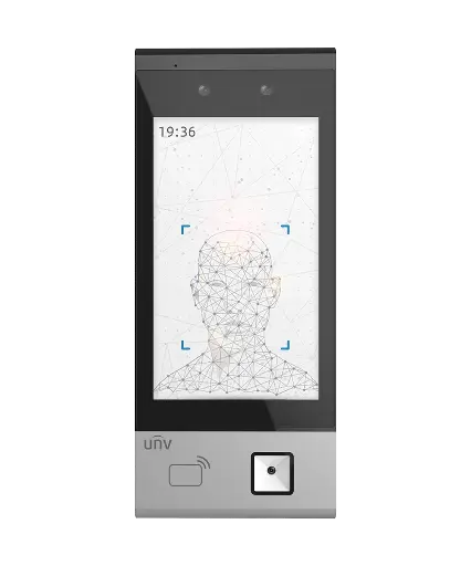 [OET-573B-HMQR-WR] Control de acceso Facial con QR y tarjetas Uniview 50.000 rostros wifi Onvif (OET-573B-HMQR-WR)