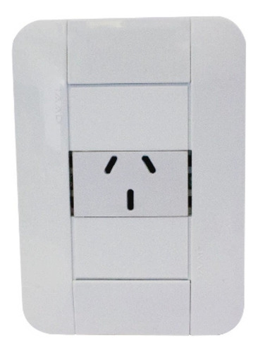 [SE-701 E/P] 1 toma espiga plana Taad Linea Eco tapa/bastidor (SE-701 E/P)  