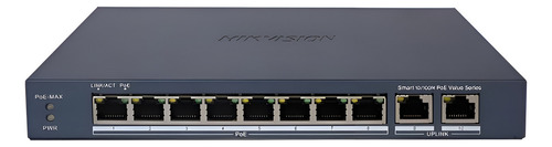 [DS-3E1310P-EI/M] Switch PoE 8+2 Hikvision 8PoE+2Gigabit (DS-3E1310P-EI/M)