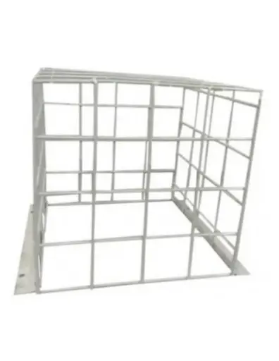 [90347B] Jaula de proteccion 20x20x20 cm reforzada con solapas blanca