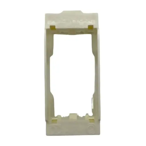 [4005B] Adaptador a perfil DIN PercanPlast 1 modulo blanco (4005B)