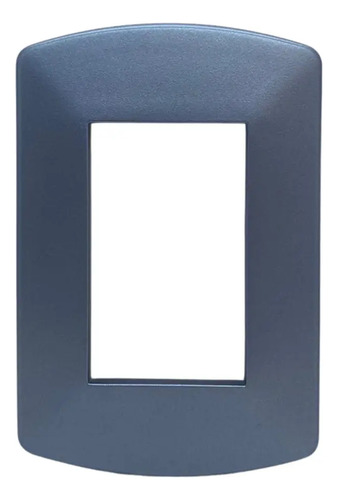 [90587] Tapa Celeste Metalizado linea Spot TAAD p/ bastidor - comp/Jeluz (S-7155)