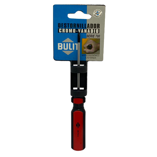 [90530] Destornillador phillips 0x75mm Bulit cromo vanadio (DES 7PH 0X75)