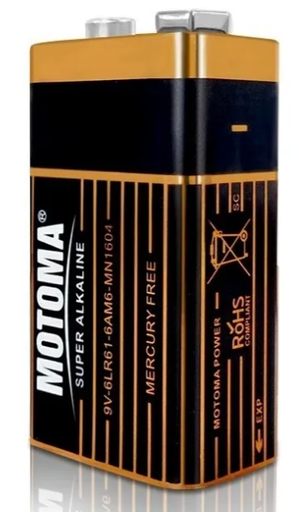 [90471] Bateria 9V Super Alkaline MOTOMA