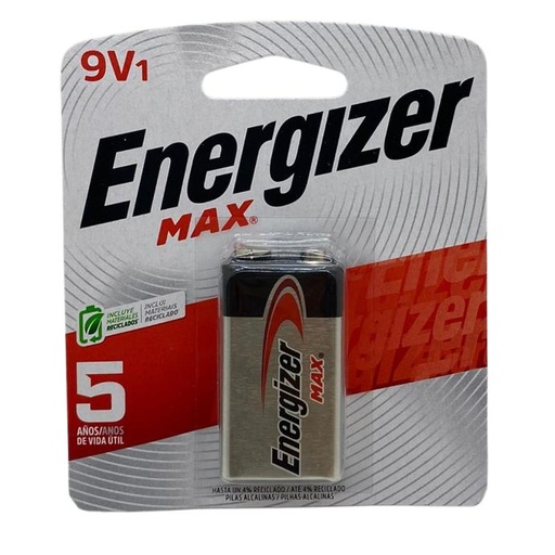 [EN6199A1] Bateria alcalina 9V Energizer x unidad