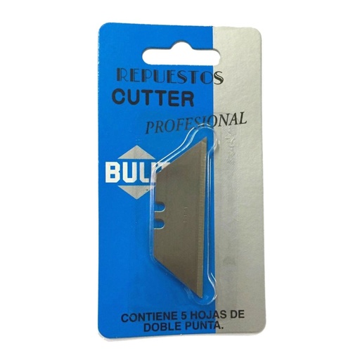 [90496] Repuesto cutter profesional x 5 hojas Bulit (C CTR PR)