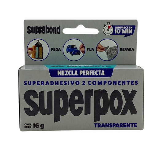 [90504] Superpox 2 componentes Suprabond transparente 16g (SPX SA 16 T E)