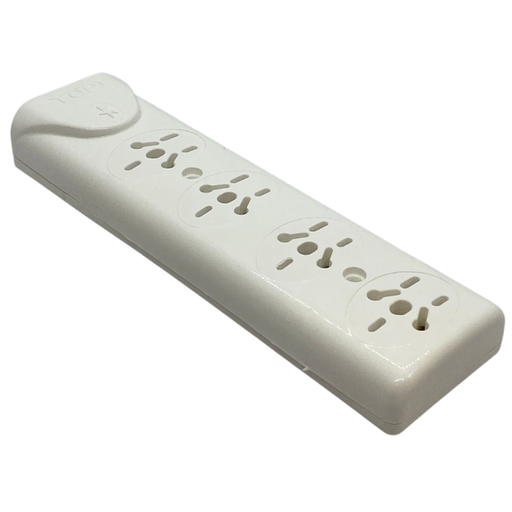 [441155] Zapatilla Top 4 tomas con bornera sin cable (J-1399)