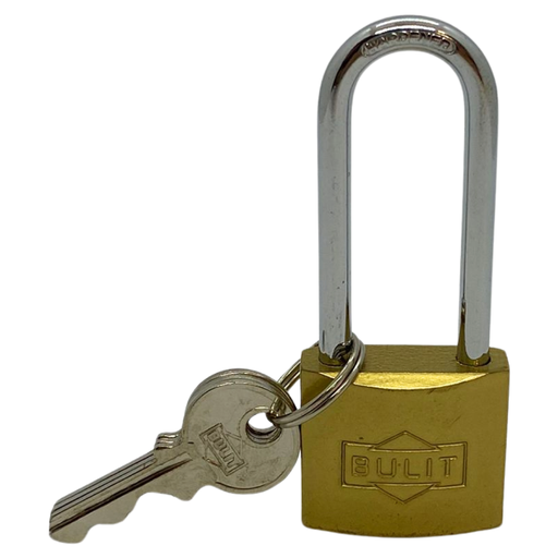 [90893] Candado Bulit de hierro dorado n°30 aro largo (CDB H 30 D L)