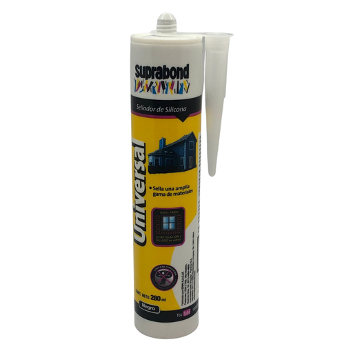 [90972] Silicona universal negra x 280ml Suprabond (GFX U 280 N)
