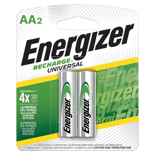 [ENERG-AABP2] Pila Energizer Recargable AA x 2u
