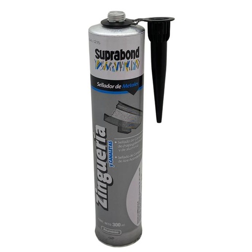 [90780] Sellador de metales zingueria aluminio x 300ml Suprabond (SMZ 300 A)