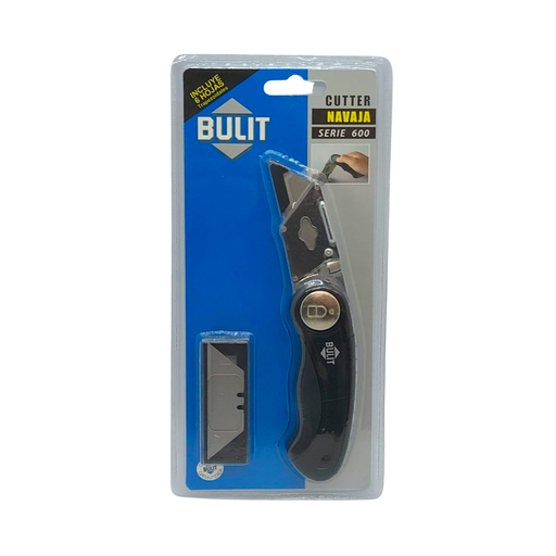 [90542] Cutter navaja serie 600 Bulit incluye 6 hojas trapezoidales (C CTR 6 N)