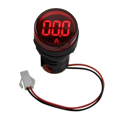 [1007056] Amperimetro de panel Gralf 100A diametro 22mm (GF-22AAC)