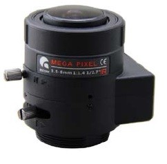 [01109] Lente Varifocal 3.5 a 8mm - Autoiris - Megapixel 2mp- Correccion IR