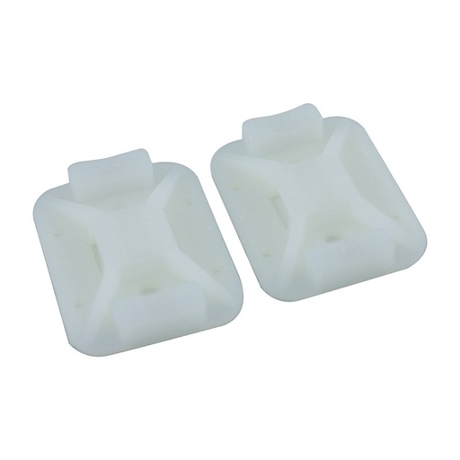 [440131] Soporte Autoadhesivo para precinto. LKCS-A Natural  x 100 u. HellermannTyton.